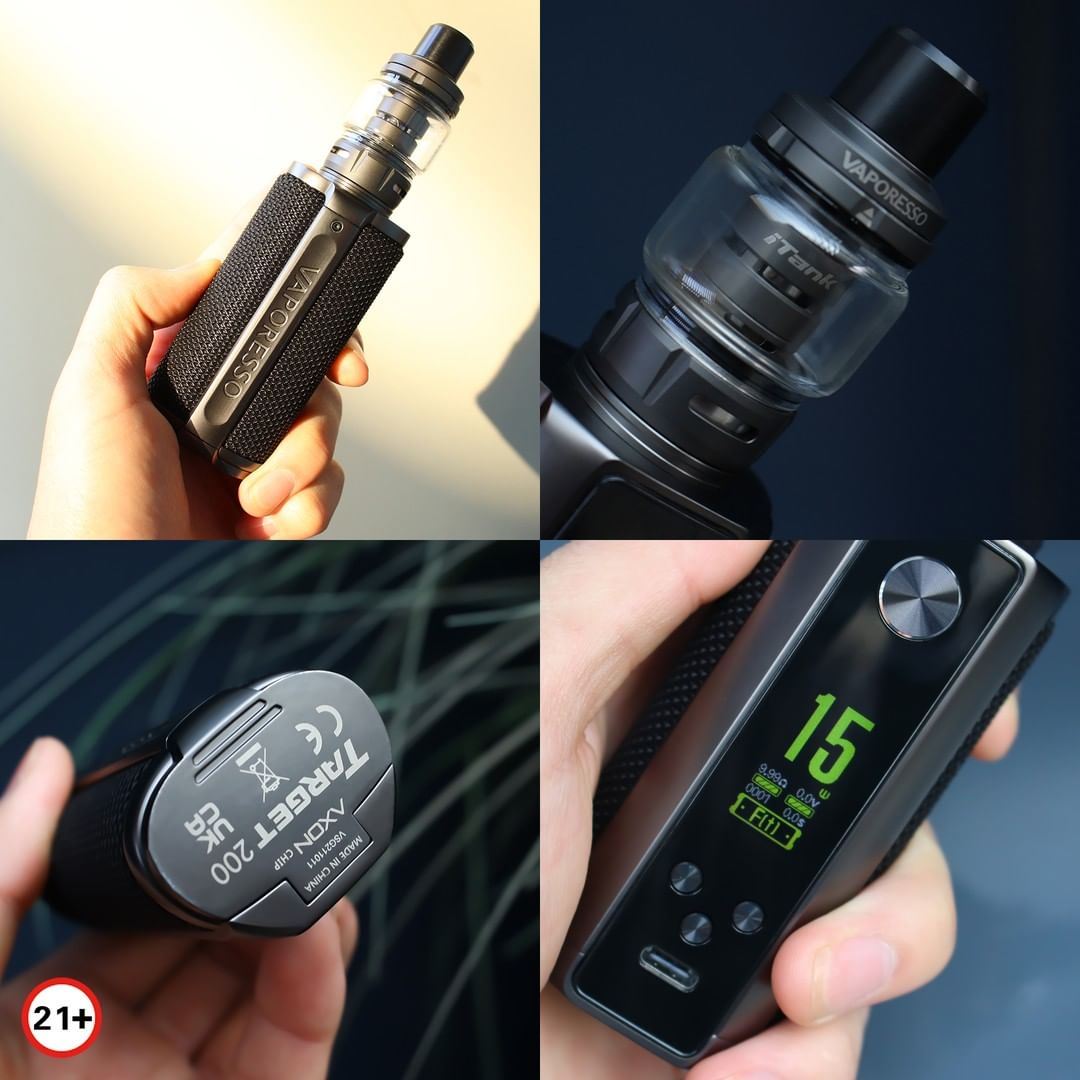 The Best High Wattage Mod For 2022 - VAPORESSO TARGET 200