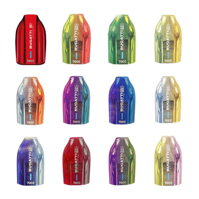 BUGATTI SPACESHIP 5% 7000 PUFFS DISPOSABLE VAPE 15ML - 10CT