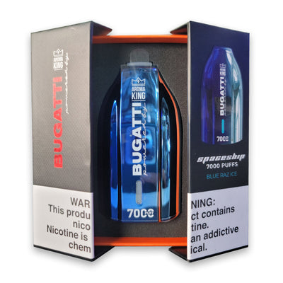 BUGATTI SPACESHIP 5% 7000 PUFFS DISPOSABLE VAPE 15ML - 10CT